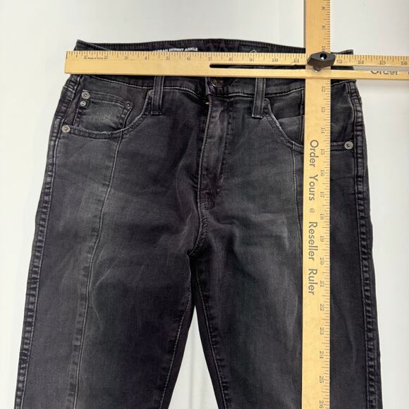 Adriano Goldschmied Jeans Womens 26 Black Farrah High Rise Skinny Ankle Denim - Picture 10 of 11